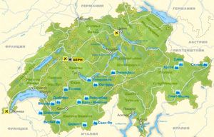 Горнолыжные курорты швейцарии на карте: церматт, санкт мориц (сезон 2016)